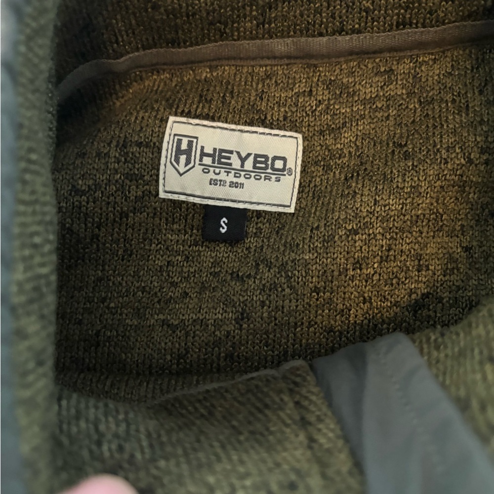 Brown Quarter-Zip Pullover - image 5